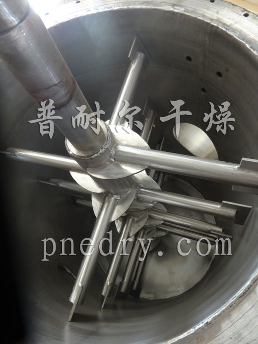 纖維素真空耙式干燥機內部攪拌裝置